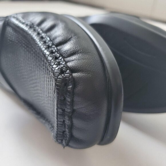 SAS Women's Penny J Comfort Footbed Slip-On Moccasin Penny Loafer Black Size 9½N - Picture 13 of 16